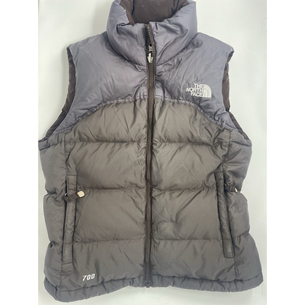 The North Face Women's Nuptse 700 Goose Down Fill Puffer Vest Full Zip XS